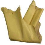 Candle Yellow Nappa Leather Folded
