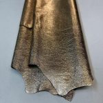 Metallic Champagne Leather Hide - Image 4
