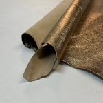 Metallic Champagne Leather Hide - Image 5