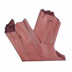 Contessa Red Brown Nappa Leather Folded
