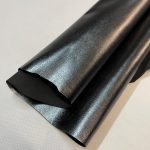 Dark Anthrax Metallic Leather Hide - Image 5