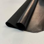 Dark Anthrax Metallic Leather Hide