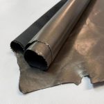 Dark Metal Leather Hide