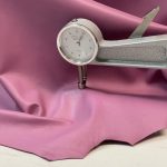 Dark Pink Leather Hide