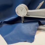 Deep Blue Nappa Leather Hide