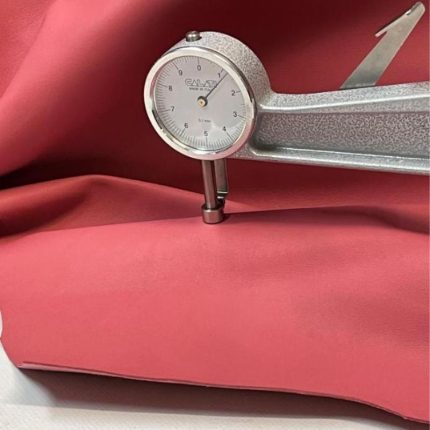 Garmet pink thick nappa leather hide
