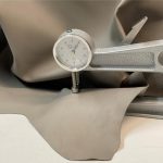 Grey Nappa Leather Hide