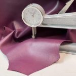 Ivy purple thick nappa leather hide