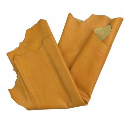 Orange Tan Nappa Leather Folded