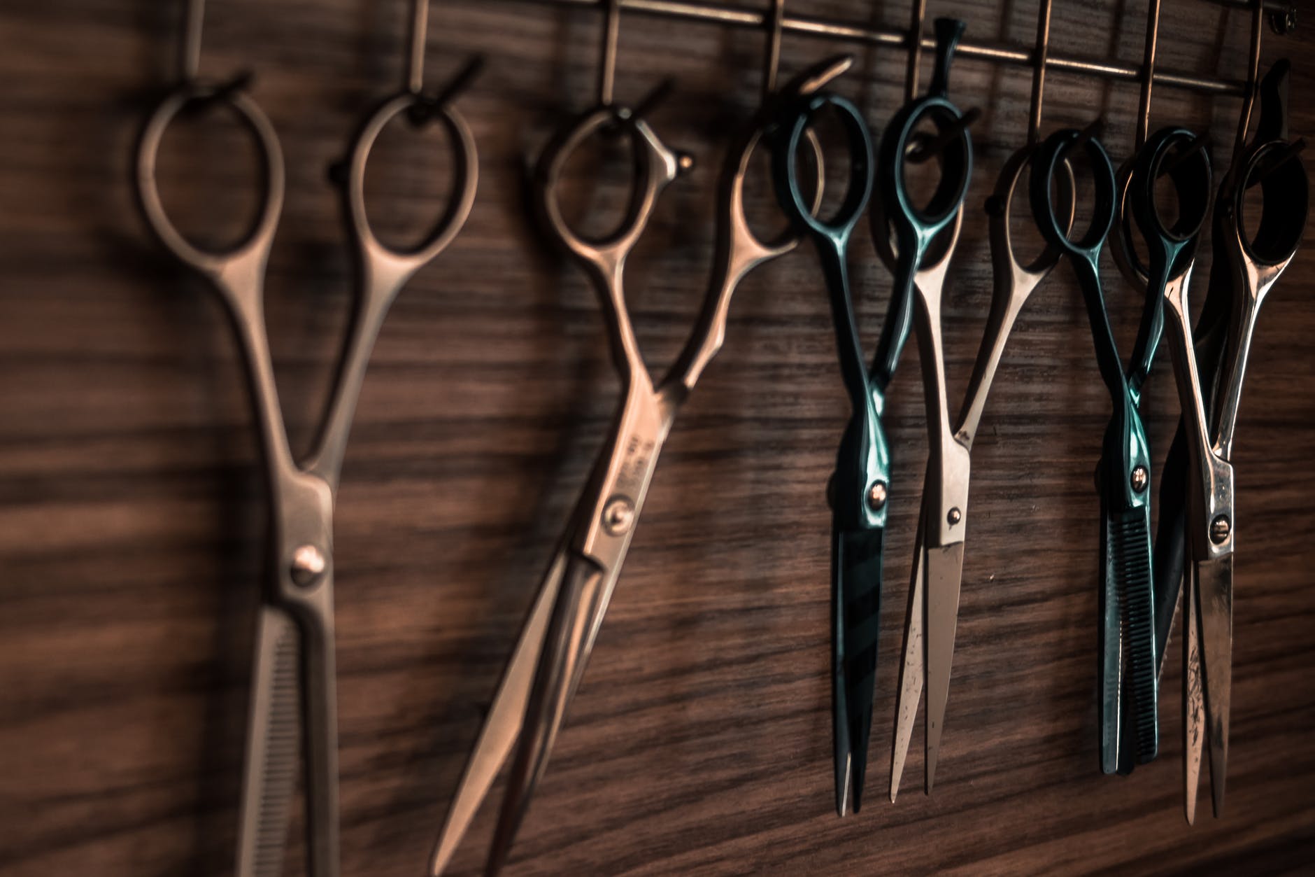Several scissors as materials/tools