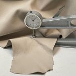 Powder White Leather Hide