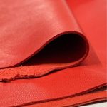 Red Orange Thick Nappa Leather - Image 2