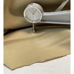Soft Muddy Green Leather Hide