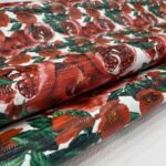 Embossed Cowhide Leather Pomegranate