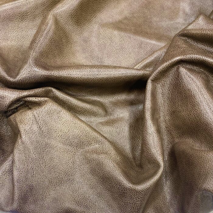 Taupe Nuvolato Dollaro Leather