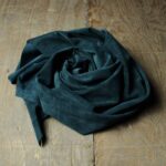 Dark Jade Green Suede