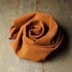 Pumpkin Orange Suede