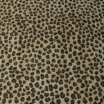 Bisque Leopard Printed Suede