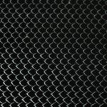 Black Fish Embossed Leather
