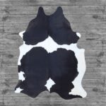 Hair-On Cowhide Rug Black & White