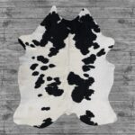 Hair-On Cowhide Rug Black & White