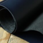 Smooth Cowhide Full Grain Leather Midnight Blue
