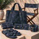 Δέρμα Κεριού Crazy Horse Μπλε Navy W02