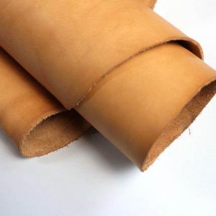 Vegetable Vachetta Leather Belly VTB001 0.80–1.00m² Natural Light Tanned