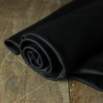 Caviar Grain Black Auto Upholstery Leather