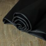 Pebble Grain Black Auto Upholstery Leather