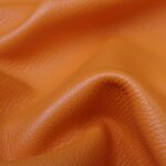 Arancione Brillante Dollaro Leather
