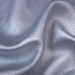 Silver Metallic Dollaro Leather