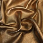 Laquer Bronze Metallic Dollaro Leather