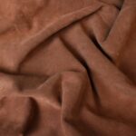 Split Suede Leather Bruciato Brown