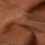 Split Suede Leather Bruciato Brown