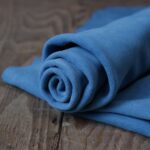 Split Suede Leather Turchese Blue