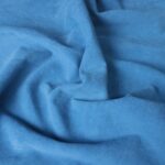 Split Suede Leather Turchese Blue