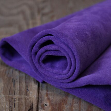 Split Suede Leather Lilla Purple