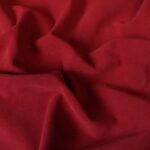 Split Suede Leather Rosso Red