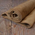 Split suede Leather Cuoio Brown