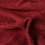 Split Suede Leather Porpora Red
