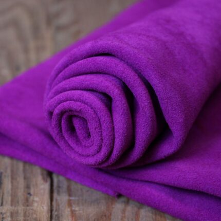 Split Suede Leather Viola Purple