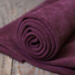 Split Suede Leather Bordo