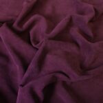 Split Suede Leather Bordo