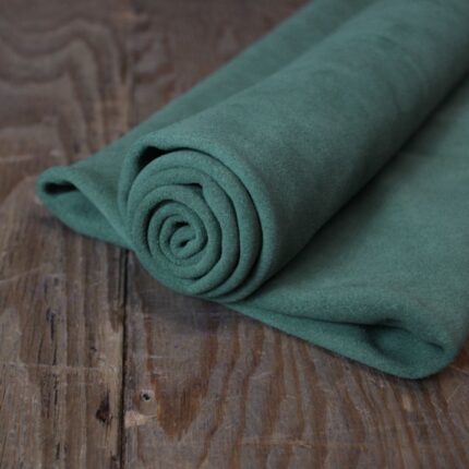 Split Suede Leather Menta Green