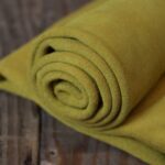 Split Suede Leather Giallo Yellow