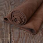 Split Suede Leather Caramello Brown