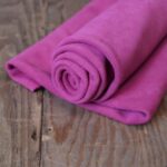 Split Suede Leather Fuxia