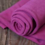 Split Suede Leather Fuxia
