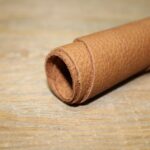 Upholstery Leather Grained Tobacco Brown